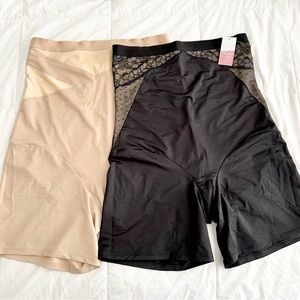 TWO Cacique Max contouring high-waist thigh shapers
